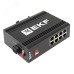 Коммутатор промышленный неуправляемый U-8GTP, 8 портов 10/100/1000Base-T(X) RJ45 c PoE, монтаж на динрейку TSX EKF