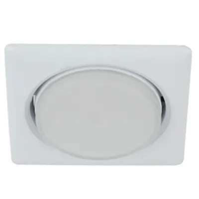 KL71 WH /1 (к) Светильник ЭРА под лампу Gx53 квадр.,220V, 13W,белый (40/960)