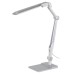 Настольный светильник ЭРА NLED-497-12W-S светодиодный на струбцине и с основанием серебро