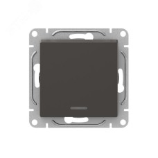 Механизм выключателя. одноклавишный. с подсветкой. мокко Эпика EKF