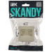 SKANDY Розетка компьютерная двойная RJ45 кат.6 SK-K04B бежевый IEK