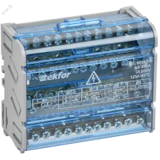 TEKFOR Шины на DIN-рейку (кросс-модуль) ШНК 4х11 3L+PEN IEK