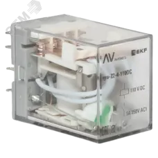 Реле промежуточное RPA 22/4 5A 110В DC EKF