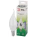 Лампа светодиодная ЭРА GREEN LINE LED BXS-6W-865-E14 GL E14 6 Вт свеча на ветру холодный свет