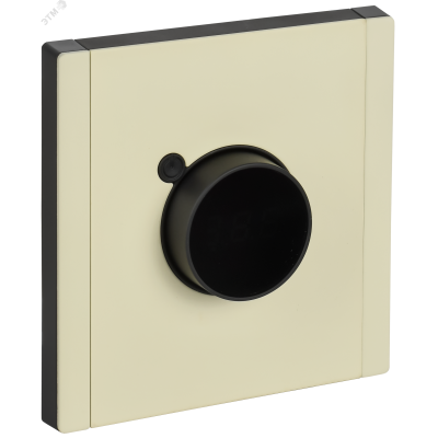 FORTE&PIANO Термостат электронный с индикацией FP852M металл слоновая кость IEK