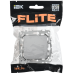 FLITE Выключатель 1-клавишный 10А ВС11-1-0-ФлА алюминий IEK
