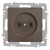 Розетка Intro Accent 6-201-08 2P, 16А-250В, IP20, СУ, бронза