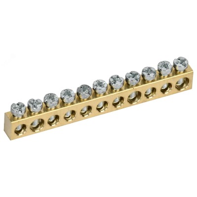 TEKFOR Шина нулевая сечение 6х9 11 отв. IEK