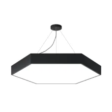 Светильник LED ЭРА Geometria SPO-122-B-40K-066 Hexagon 66Вт 4000К 5300Лм IP40 800*800*80 черный подвесной