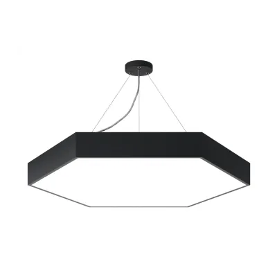 Светильник LED ЭРА Geometria SPO-122-B-40K-066 Hexagon 66Вт 4000К 5300Лм IP40 800*800*80 черный подвесной