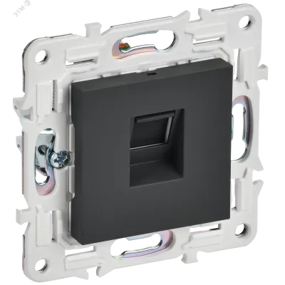 SKANDY Розетка компьютерная RJ45 кат.5E SK-K01G графит IEK