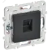 SKANDY Розетка компьютерная RJ45 кат.5E SK-K01G графит IEK