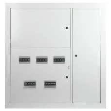 Корпус металлический встраиваемый ЭРА SIMPLE ЩЭ-5 (1000х960х140) 5 квартирный IP31 УХЛ3 серый