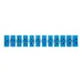 Колодка клеммная винтовая KВ-40 25-40, ток 100 A, полиэтилен синий 10шт, REXANT