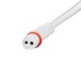 Соединительный кабель (2pin) герметичный (IP67) 2х0.35 кв мм белый, REXANT