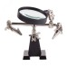 Держатель Третья рука с лупой х2.5 (HT-390)