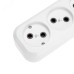 Удлинитель 3 гнезда, 5 м, 2х0,75 мм2, б/з, белый