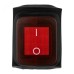 Выключатель клавишный 250V 15А (4с) ON-OFF красный с подсветкой влагозащита (RWB-507) Индивидуальная упаковка 1 шт