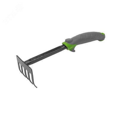 Грабельки садовые с прорезиненной ручкой, 31х8,5см ЧЕТЫРЕ СЕЗОНА