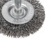 Щетка дисковая для дрели, витая стальная, 50мм