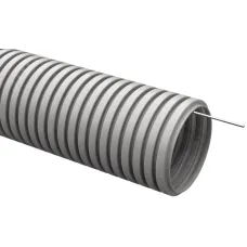 ELASTA Труба гофрированная тяжелая ПВХ d=25 с зондом (50м) IEK