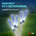 Светильник уличный ЭРА ERASF23-13 Камыши на солнечной батарее садовый высота 60 см 5 шт. 5 LED