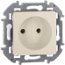 Розетка 1-местная без заземления без защитных шторок 16А слоновая кость INSPIRIA