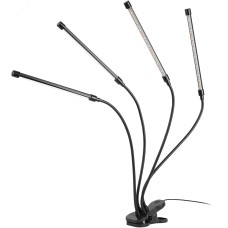 Светильник для растений на прищепке ЭРА FITO-40W-АLED-RB красно-синего спектра 40 Вт