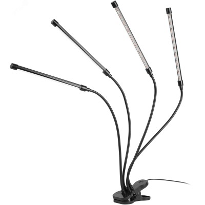 Светильник для растений на прищепке ЭРА FITO-40W-АLED-RB красно-синего спектра 40 Вт