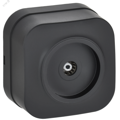 GLORY Розетка для открытой установки TV РТВ20-ХЧм черный матовый IEK