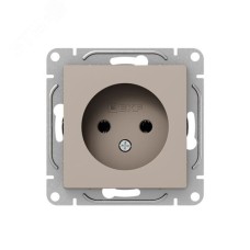 Механизм розетки  16А  без заземления  без шторок  кремовый Эпика EKF