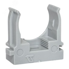 Крепеж-клипса для монтажного пистолета d25 мм серая -Plast