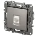 Розетка ЭРА Серия 12 12-3107-16 информационная RJ45, титан