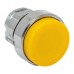 Исполнительный механизм кнопки XB4 желтый выпирающая возвратный без фиксации, без подсветки IP65