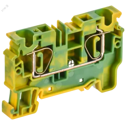 ARMAFIX Клемма пружинная CX6 PE 6мм2 проходная заземляющая IEK