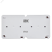 БГб-22-31-ГПБд блок выкл 1кл + розетка 1м с з/к о/у IP54 ГЕРМЕС PLUS (кл.бел./кр.дым.)