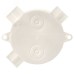 Коробка распаячная КМР-040-040 трехрожковая белая (70х35) EKF PROxima