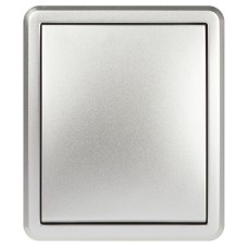 Выключатель ЭРА Эксперт 11-1202-03 с подсветкой IP20 10АХ-250В ОУ алюминий