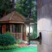 Садово-парковый светильник ЭРА НБУ 06-60-001 черный 6 гранный настенный IP44 Е27 max60Вт