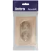 Розетка Intro Accent 6-205-04 2X2P+E Schuko, 16А-250В, IP20, СУ, AL/CU, шампань