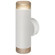 Светильник настенный ЭРА WL50 WH/BK 2*GU10 2*12Вт IP20 белый, черный