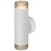 Светильник настенный ЭРА WL50 WH/BK 2*GU10 2*12Вт IP20 белый, черный