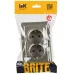 BRITE Розетка двойная с заземлением без защитных шторок 16А в сборе РС12-3-БрШ шампань