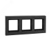 Эпика Рамка 3-местная IP44 черный пластик EKF Эпика Рамка 3-местная IP44 черный пластик EKF