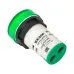 Индикатор значения напряжения зеленый ED16-22VD EKF