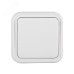 Выключатель, одноклавишный, проходной СП, автоматические клеммы белый, Бронто EKF