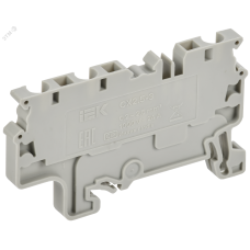 ARMAFIX Клемма пружинная CX2.5-3 2,5мм2 трехконтактная серая IEK