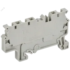 ARMAFIX Клемма пружинная CX2.5-3 2,5мм2 трехконтактная серая IEK