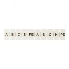 Маркеры для UT/ST/Push-in 2,5 с символами A, B, C, N, PE (100 шт.) EKF
