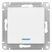 ATLASDESIGN 1-клавишный ВЫКЛЮЧАТЕЛЬ с подсветкой, сх.1а, 10АХ, механизм, ЛОТОС